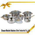 12 pcs stainless steel kitchenware for restaurant